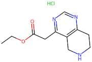 Ethyl 2-(5,6,7,8-tetrahydropyrido[4,3-d]pyrimidin-4-yl)acetate hydrochloride