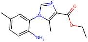 Ethyl 1-(2-amino-5-methylphenyl)-5-methyl-1H-imidazole-4-carboxylate