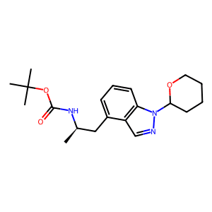 tert-Butyl ((2R)-1-(1-(tetrahydro-2H-pyran-2-yl)-1H-indazol-4-yl)propan-2-yl)carbamate