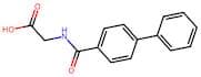 2-[(4-phenylphenyl)formamido]acetic acid