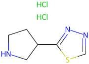 2-(Pyrrolidin-3-yl)-1,3,4-thiadiazole dihydrochloride