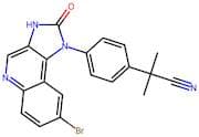 2-[4-(8-Bromo-2-oxo-2,3-dihydroimidazo[4,5-c]quinolin-1-yl)phenyl]-2-methylpropionitrile