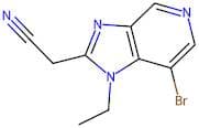 2-(7-Bromo-1-ethyl-1H-imidazo[4,5-c]pyridin-2-yl)acetonitrile