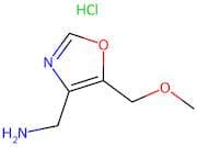 (5-(Methoxymethyl)oxazol-4-yl)methanamine hydrochloride