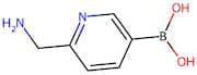(6-(Aminomethyl)pyridin-3-yl)boronic acid