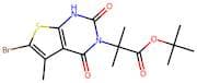 tert-Butyl 2-(6-bromo-5-methyl-2,4-dioxo-1,4-dihydrothieno[2,3-d]pyrimidin-3(2H)-yl)-2-methylpropa…