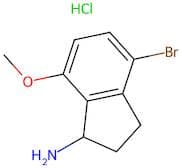 4-Bromo-7-methoxy-2,3-dihydro-1H-inden-1-amine hydrochloride