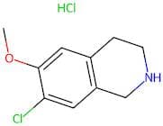 7-Chloro-6-methoxy-1,2,3,4-tetrahydroisoquinoline hydrochloride