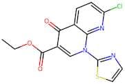 Ethyl 7-chloro-4-oxo-1-(thiazol-2-yl)-1,4-dihydro-1,8-naphthyridine-3-carboxylate