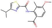 N-(6-acetyl-3-methoxy-2-methylphenyl)-4-isopropylthiazole-2-carboxamide