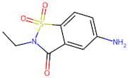 5-Amino-2-ethylbenzo[d]isothiazol-3(2h)-one 1,1-dioxide