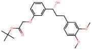 tert-Butyl (R)-2-(3-(3-(3,4-dimethoxyphenyl)-1-hydroxypropyl)phenoxy)acetate