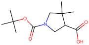 4,4-Dimethyl-pyrrolidine-1,3-dicarboxylic acid 1-tert-butyl ester