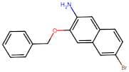 6-Bromo-3-(phenylmethoxy)-2-naphthalenamine