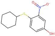 4-(Cyclohexylthio)-3-nitrophenol