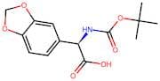 (R)-2-(Benzo[d][1,3]dioxol-5-yl)-2-((tert-butoxycarbonyl)amino)acetic acid