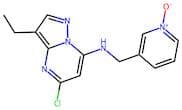 3-(((5-Chloro-3-ethylpyrazolo[1,5-a]pyrimidin-7-yl)amino)methyl)pyridine 1-oxide