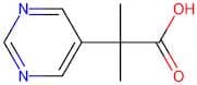 2-Methyl-2-(pyrimidin-5-yl)propanoic acid