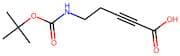 5-[[(1,1-Dimethylethoxy)carbonyl]amino]-2-pentynoic acid