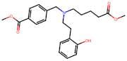 Methyl 4-(((2-hydroxyphenethyl)(5-methoxy-5-oxopentyl)amino)methyl)benzoate