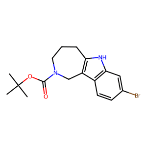 Azepino[4,3-b]indole-2(1H)-carboxylic acid, 8-bromo-3,4,5,6-tetrahydro-, 1,1-dimethylethyl ester