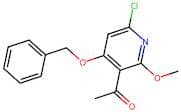 1-(4-(Benzyloxy)-6-chloro-2-methoxypyridin-3-yl)ethan-1-one