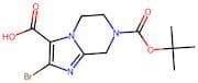 2-Bromo-7-(tert-butoxycarbonyl)-5,6,7,8-tetrahydroimidazo[1,2-a]pyrazine-3-carboxylic acid