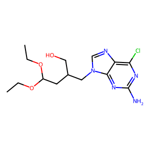 2-((2-Amino-6-chloro-9H-purin-9-yl)methyl)-4,4-diethoxybutan-1-ol