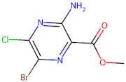 Methyl 3-amino-6-bromo-5-chloropyrazine-2-carboxylate