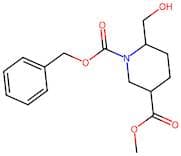 1-Benzyl 3-methyl 6-(hydroxymethyl)piperidine-1,3-dicarboxylate