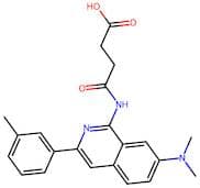4-(7-(Dimethylamino)-3-m-tolylisoquinolin-1-ylamino)-4-oxobutanoic acid