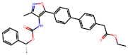 [4'-[3-Methyl-4-[[[((R)-1-phenylethyl)oxy]carbonyl]amino]isoxazol-5-yl]biphenyl-4-yl]acetic acid e…