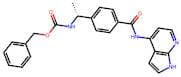 (R)-benzyl (1-(4-((1H-pyrrolo[2,3-b]pyridin-4-yl)carbamoyl)phenyl)ethyl)carbamate