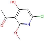 1-(6-Chloro-4-hydroxy-2-methoxypyridin-3-yl)ethan-1-one