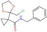 N-Benzyl-1-(2-(chloromethyl)-1,3-dioxolan-2-yl)cyclopropane-1-carboxamide