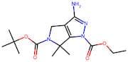 5-tert-Butyl 1-ethyl 3-amino-6,6-dimethylpyrrolo[3,4-c]pyrazole-1,5(4H,6H)-dicarboxylate