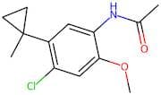 N-[4-Chloro-2-methoxy-5-(1-methylcyclopropyl)phenyl]acetamide