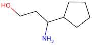 3-Amino-3-cyclopentylpropan-1-ol