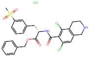 Benzyl (S)-2-(5,7-dichloro-1,2,3,4-tetrahydroisoquinoline-6-carboxamido)-3-(3-(methylsulfonyl)phen…