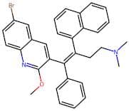(Z)-4-(6-Bromo-2-methoxyquinolin-3-yl)-N,N-dimethyl-3-(naphthalen-1-yl)-4-phenylbut-3-en-1-amine