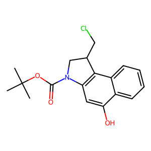 tert-Butyl 1-(chloromethyl)-5-hydroxy-1H-benzo[e]indole-3(2H)-carboxylate