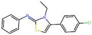 (Z)-4-(4-Chlorophenyl)-3-ethyl-N-phenylthiazol-2(3H)-imine