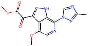 Methyl 2-(4-methoxy-7-(3-methyl-1H-1,2,4-triazol-1-yl)-1H-pyrrolo[2,3-c]pyridin-3-yl)-2-oxoacetate