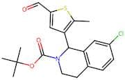 tert-Butyl 7-chloro-1-(5-formyl-2-methylthiophen-3-yl)-3,4-dihydroisoquinoline-2(1H)-carboxylate