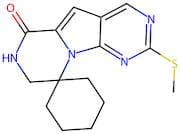 2'-(Methylthio)-7',8'-dihydro-6'H-spiro[cyclohexane-1,9'-pyrazino[1',2':1,5]pyrrolo[2,3-d]pyrimidi…