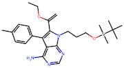 7-(3-((tert-Butyldimethylsilyl)oxy)propyl)-6-(1-ethoxyvinyl)-5-(p-tolyl)-7H-pyrrolo[2,3-d]pyrimidi…