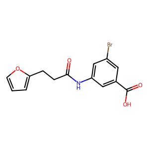 3-Bromo-5-(3-(furan-2-yl)propanamido)benzoic acid
