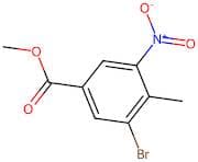 3-Bromo-4-methyl-5-nitro-benzoic acid methyl ester
