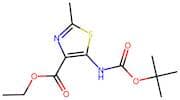 Ethyl 5-((tert-butoxycarbonyl)amino)-2-methylthiazole-4-carboxylate