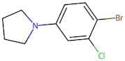 1-Bromo-2-chloro-4-pyrrolidinobenzene